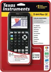 TI-84 plus CE Graphing Calculator, Black
