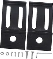 1Set LED Light Bar Mounting Brackets Double Groove Work Lamp Holder for Car Accessories Durable and Easy Installation for Optimal Light Bar