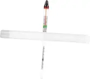 ibasenice 1Set High Precision Salinity Hydrometer Aquarium Areometer for Accurate Measurement Lightweight Portable for Aquaculture Pools Saltwater Tanks