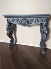 Unique Fireplace Fire Surround with Lions Antiqued Mantle Oak Wood Mantelpiece