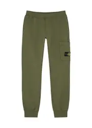 Stone Island Kids Cotton Sweatpants (14 Years) - Green 14 years