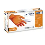 Reflexx N85 Nitrile Gloves No Powder 100% Latex Free 8.4gr Cat.3 50 Pieces