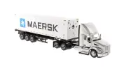 DCM 71069 Peterbilt 579 w/Refrigerated Sea Container - Silver MAERSK 1/50 MIB