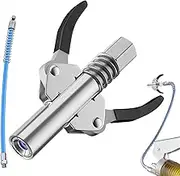 Quick Release Grease Coupler | Grease Spray with Double Handle | Quick Release Grease Coupler Non-Return Valve Enables Unit to Be Disconnected Easily at Pressures Up to 17,000 PSI