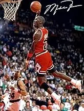Michael Jordan Basketball in Your face Signed Autographed Photo Poster Memorabilia A4 210x297mm