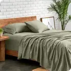 Ddecor Home 1500 Thread count Premium Cotton Blend Sage King Sheet Set by Ddecor