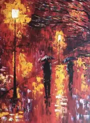 Canvas Wall Art Modern Decor Oil Painting Hand Painted,100 X 76 cm,Ready to Hang