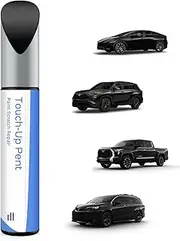 PARTS4EV 218 Attitude/Midnight Black Metallic Touch Up Paint Compatible with Toyota Exact Match Chips and Nicks Touch Up