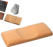 Hand Rest Wooden Wrist - Ergonomic Wooden Mouse Wrist Rest, Walnut Wrist Rest, Mouse Hand Support, Keyboard and Mouse Solid Wood Wrist Pad Guard for Computer Keyboard Mouse