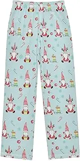 [ZZXXB] Gnome Snow Ball Boys Long Pants Soft Trousers Elastic Waist Kids Lounge Bottoms with Pockets S-XL