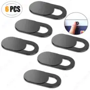 Webcam Cover Camera Thin Stick Slide Safe Funny Black Laptop Mobile Phone Slide