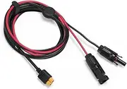 EF ECOFLOW Charge Cable Connector to XT60 Adapter Connector Connect Solar Panel for Portable Power Station & Solar Generator (3.5M/11Ft)