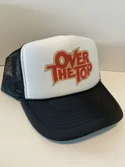 Vintage Over The Top Hat Trucker Hat Black Arm Wrestling Movie Cap New Unworn