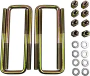 IBESTWOLF Square U-Bolts with Hardware 2.5" Wide Leaf Springs 8.75" Long Replacement for 1988-2019 Chevy Silverado GMC Sierra 1500