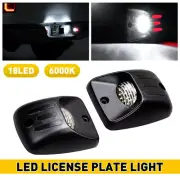 2*6000K White LED License Plate Light With Red OLED For 1995-2004 Toyota Tacoma