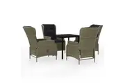 vidaXL Garden Dining Set Outdoor Furniture Multi Colours/Sizes 3/5/7/9 Piece