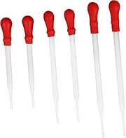 MUCKLILY 30pcs Liquid Pipettes Glass Droppers for Safe Fluid Transfer for Laboratories and Home Use Visibility for Experiments and More