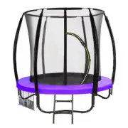 NNEDSZ Classic 6ft Trampoline Round Outdoor Free Safety Net Spring Pad Cover Mat