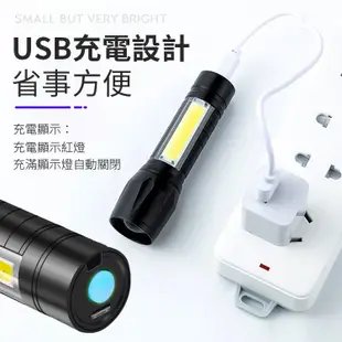 【T6手電筒】爆亮強光 L2 T6 LED 手電筒 可伸縮變焦 強力led手電筒A039 (1.7折)