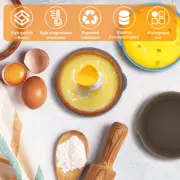 8Pcs Air Fryer Egg Mold Silicone Egg Poacher Reusable Poached Egg Cups bvdDK⌒