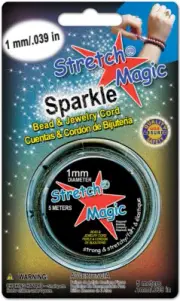 Stretch Magic Bead & Jewelry Cord 1mmX5m-Glitter Gold