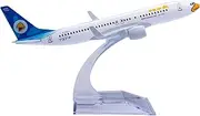 Bswath Model Plane 1:400 Scale Model 737 Model Airplane Diecast Airplanes Metal Plane Model for Gift (White Bird)