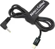 Alvin's Cables BMPCC DC 2.5 * 0.7mm Right Angle to USB-C Type-C PD Power Cable for Blackmagic Design Pocket Cinema Camera 60CM| 23.6 inches