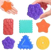 Aokelily Squishy Sensory Toys for Children Toddlers Social Emotional Feelings Toy for Special Needs, Texture Shapes Learning Tactile Toy Calm Down Toys for Autistic Children 3+ Years Old