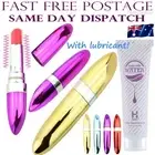 Womens Lipstick Lip Stick Dildo Sex Toy Vibrator Mini Bullet Small NEW Lubricant