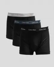 [Calvin Klein] Calvin Klein Men's Cotton Stretch Trunks3 Pack Underwear Size XL XL Multicolor