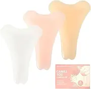 ESMNOAN Camel Toe Concealer Reusable 3 Pack,Y Shape Seamless Invisible Self-Adhesive Silicone Insert Camel Toe Cover for Women,Anti Camel Toe Underwear Guard,Camel Toe Stopper for Leggings、Swimsuits