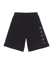 Marni Kids Elastic Waist Logo Shorts 14Y Black