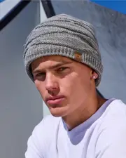 [Lucid] Lucid Men's Custom Beanie Hat in Light Grey One Size Light Grey