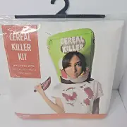 CEREAL KILLER KIT 2pc Costume Accessory NEW Cereal Box Mask and Prop Knife
