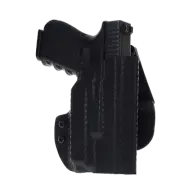 OWB KYDEX PADDLE HOLSTER for Handguns with a SUREFIRE XC1 - Black Carbon Fiber