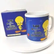 Rare Vintage 1996 Tweety Bird Rude Sayings Jumbo 30 oz Mug New In Box