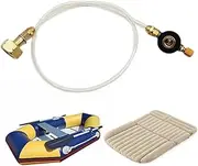 Tank Converter, Air Tank Drain Valve - Adapter Hose and Regulator, Air Tank Drain Valve Plug, Burner Adapter, Burner Adapter with Extension Tube for Camping Stoves