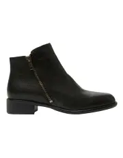 [Wide Steps] Lorenzo Boots in Black Leather
