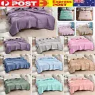 Summer Cooling Comforter-Blanket Ice Silk Touch Feeling Multiple Colours