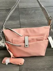 RADLEY London Alpha Road Nylon Medium Zip Top Multiway Melon shoulder bag