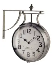 Mercana Lindsay 19in Round Large Industrial Wall Clock
