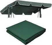 Swing Chair Canopy Replacement, 600D Garden 2/3 Seater Swing Canopy Top Cover,Canopy Spare Cover for Garden Swing Chair,Waterproof PVC Coating