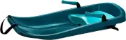 Snow Sleds for Kids - Toboggan Sled, Durable Plastic Sleds, Tow Strap, Pull up B
