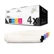 4x Ink Cartridges for OKI C 822 CDTN Dn N 44844613 - 44844616