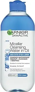 [Garnier] SkinActive Micellar Cleansing Water in Oil Delicate Eyes & Skin 400ml