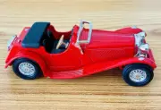 Matchbox Models of Yesteryear Y1-G Jaguar SS100 Red Die Cast Toy Car 1990 4”