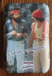 New Cheech & Chong Tin Cigarette Case pillbox tobacco Hippie box