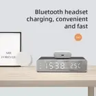 5W Electric Alarm Clock Non Slip Digital Thermometer Clock Multifunctional SLK