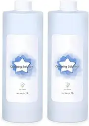 2Pcs 1L Floor Cleaning Solution, Compatible with ECOVACS Deebot T30 OMNI/T30s PRO/T20 OMNI/T10/X2 OMNI/X2 TURBO/X1 OMNI/X1 TURBO All Series Robot Vacuum, Floor Cleaner Refill 2000mL in Total
