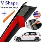 V-Shape Car Door Side Window Trim Edge Moulding Weatherstrip Seal Strip Rubber (for: Isuzu)